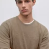 پلیور نخی با آستین بلند برند Massimo Dutti - 944707296