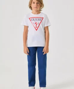 تیشرت سفید بچهگانه مردانه فروشگاه BG برند Guess - 979097525