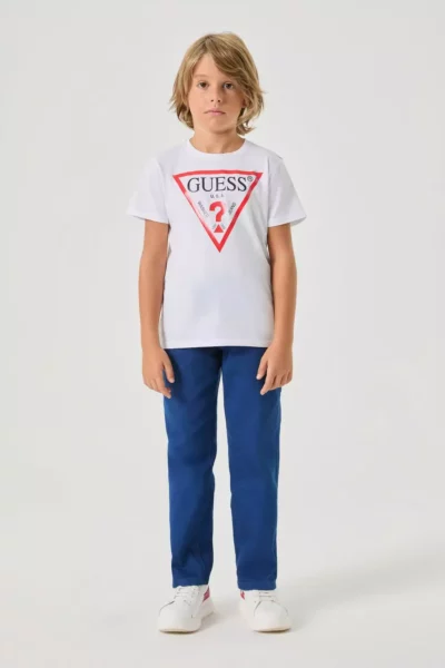 تی‌شرت سفید بچه‌گانه مردانه فروشگاه BG برند Guess - 979097525
