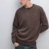 ژاکت پشمی یقه V برند Massimo Dutti - 991302873
