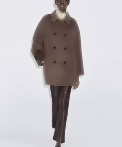 کاپشن کروز کراواتی کوتاه برند Massimo Dutti - 989523118