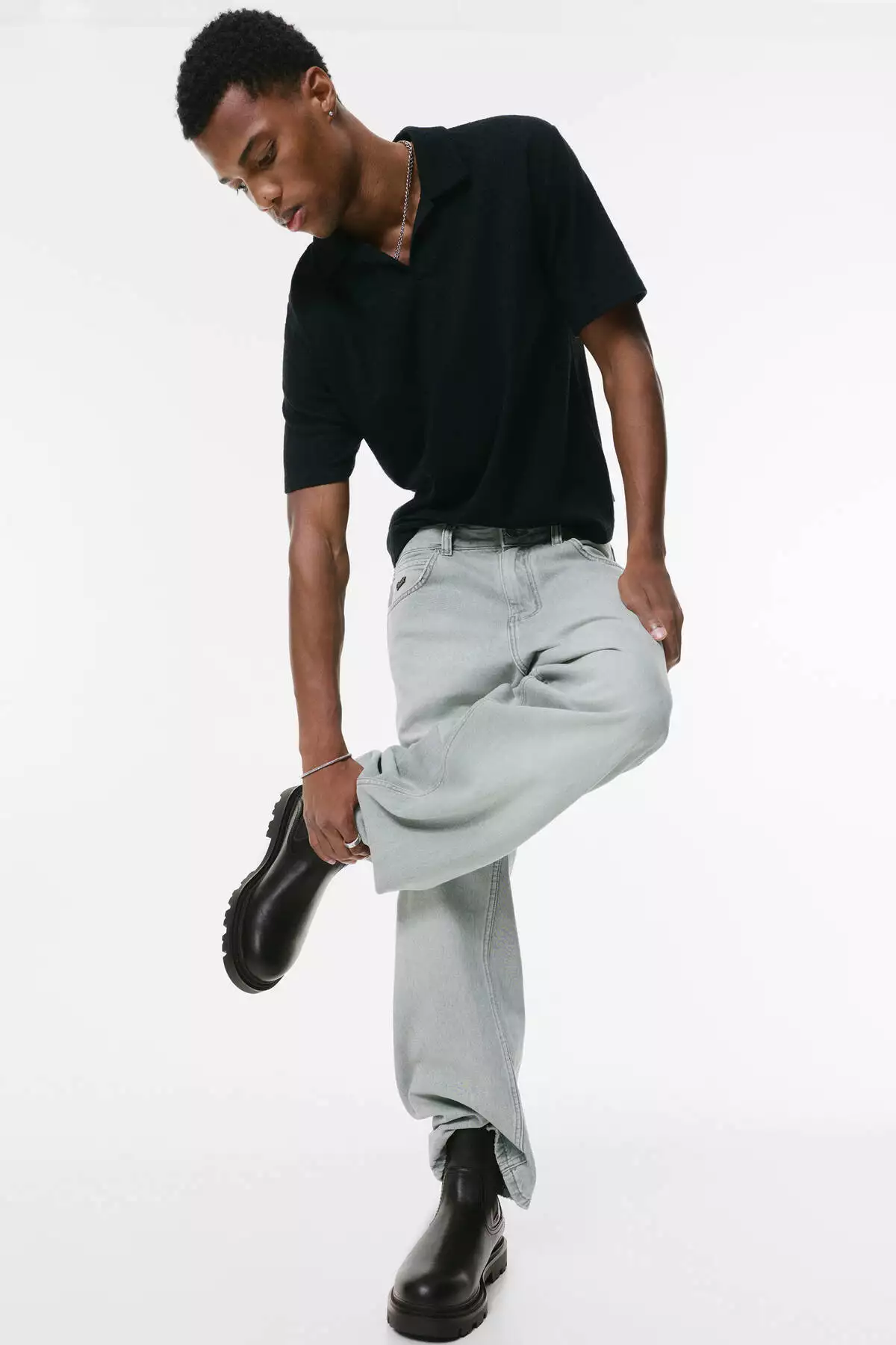 بوت با بند برند Pull & Bear - 46827396