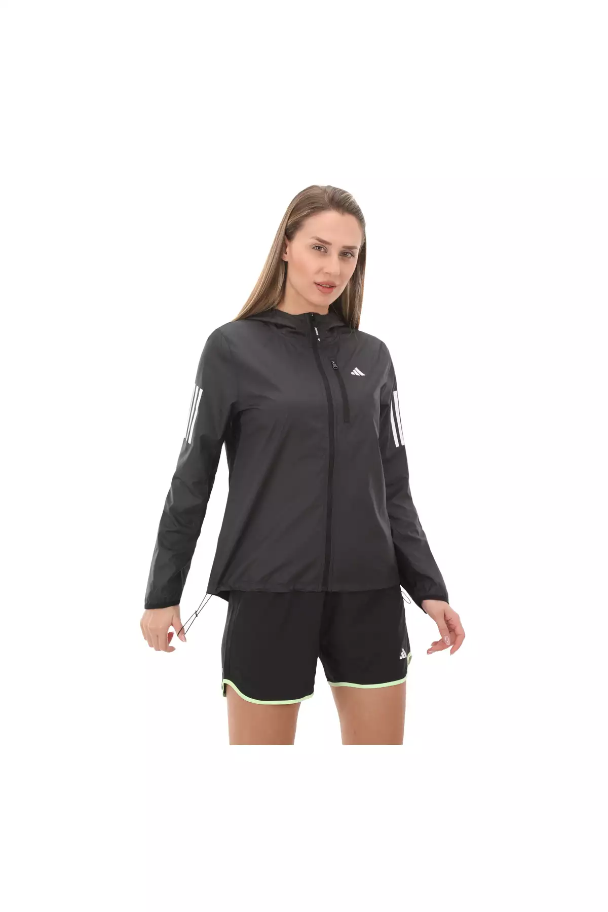 کد IN1576-K، ژاکت زنانه بارانی-بادگیر رنگ مشکی. برند adidas - 800342948