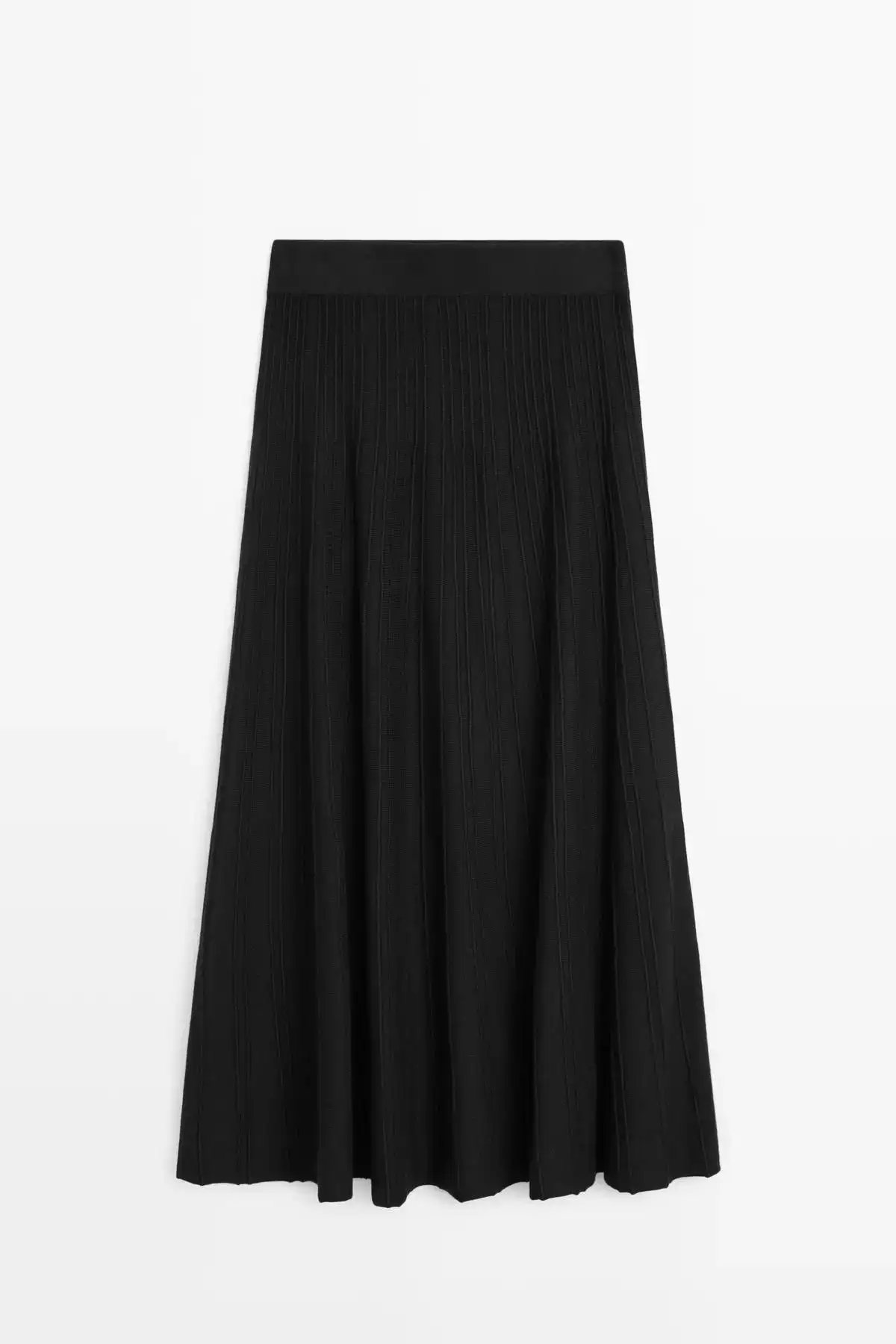 پالتوی بلند با دامن چیندار نرم برند Massimo Dutti - 990881881