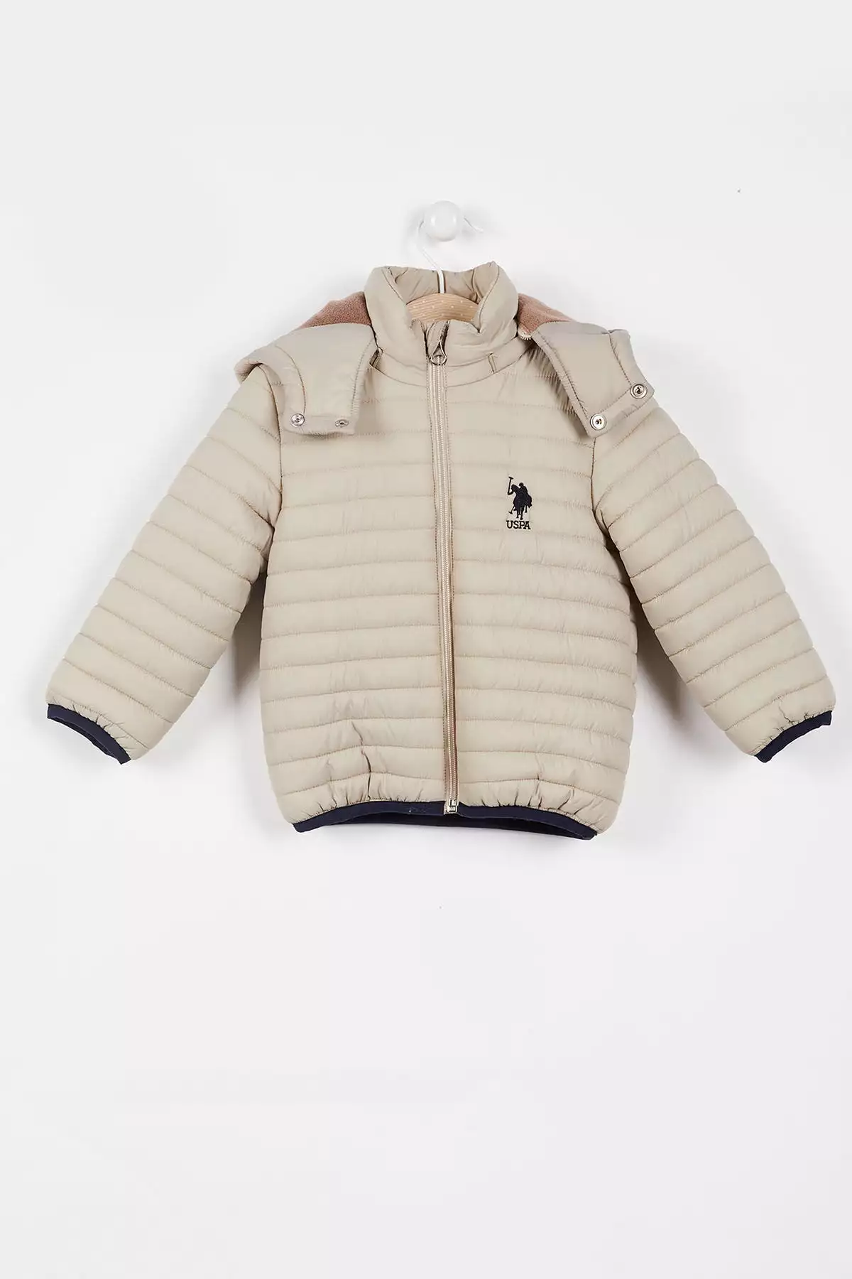 کاپشین نوزاد برند U.S. Polo Assn به رنگ بژ برند U.S. Polo Assn. - 338794538