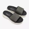 دمپایی فوم بخار - دمپایی مردانه رییدو رنگ خاکی مدل 232897 برند Skechers - 923368085
