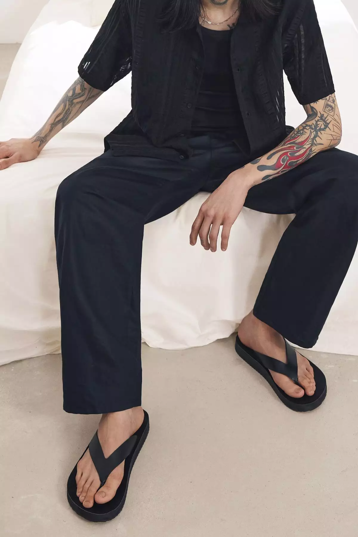 سندل بنددار برند Bershka - 935282143