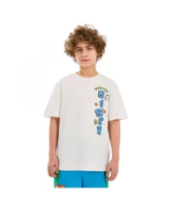 تیشرت گرافیکی سفید بچهگانه مردانه مدل Sk2510028 B برند Skechers - 947433488