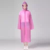 بارانی EVA کلاهدار صورتی ضد آب و ضد باد یونیسکس برند İMEXTECH - 123689325