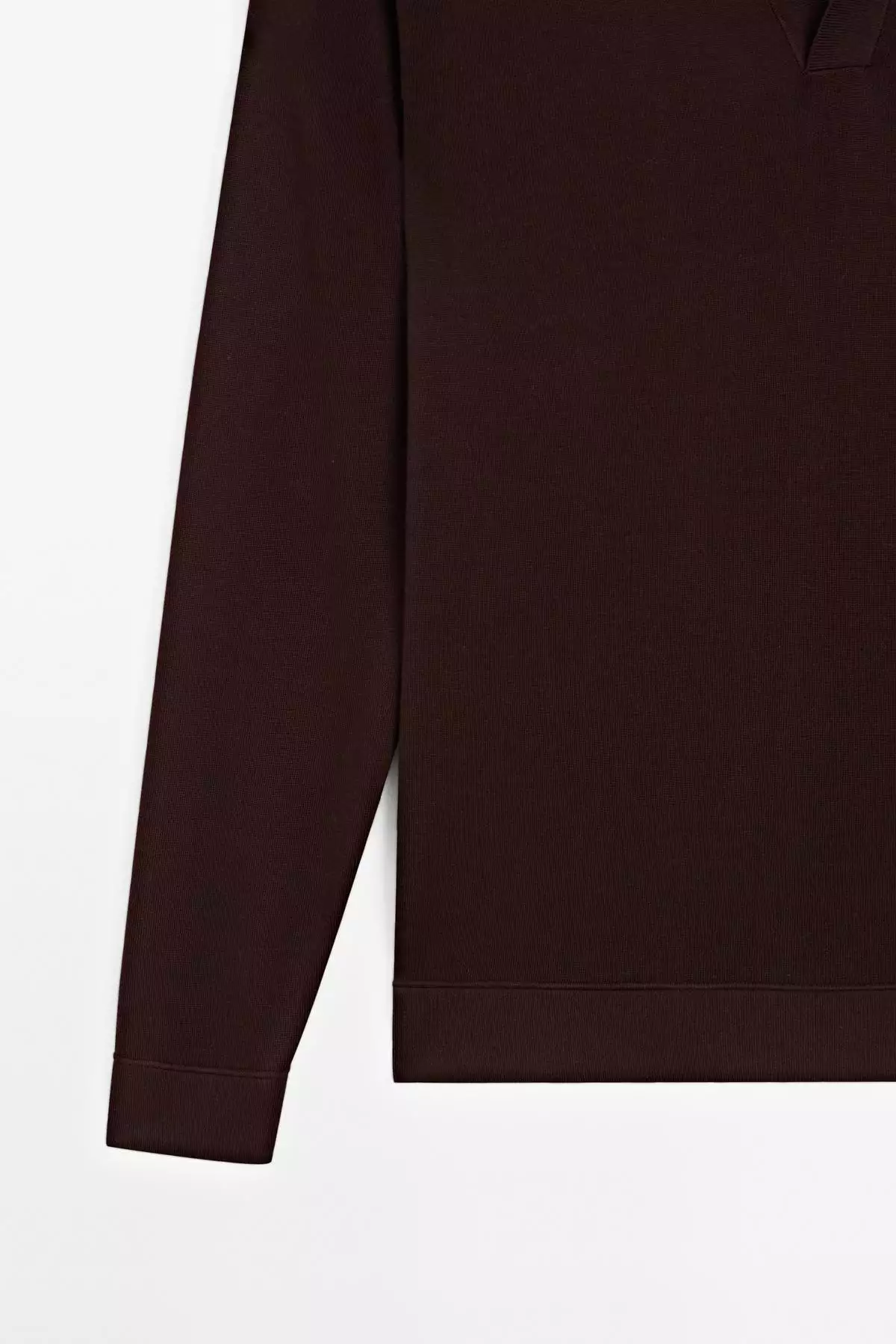 پولوشرت یقه دار بافته شده برند Massimo Dutti - 966123412