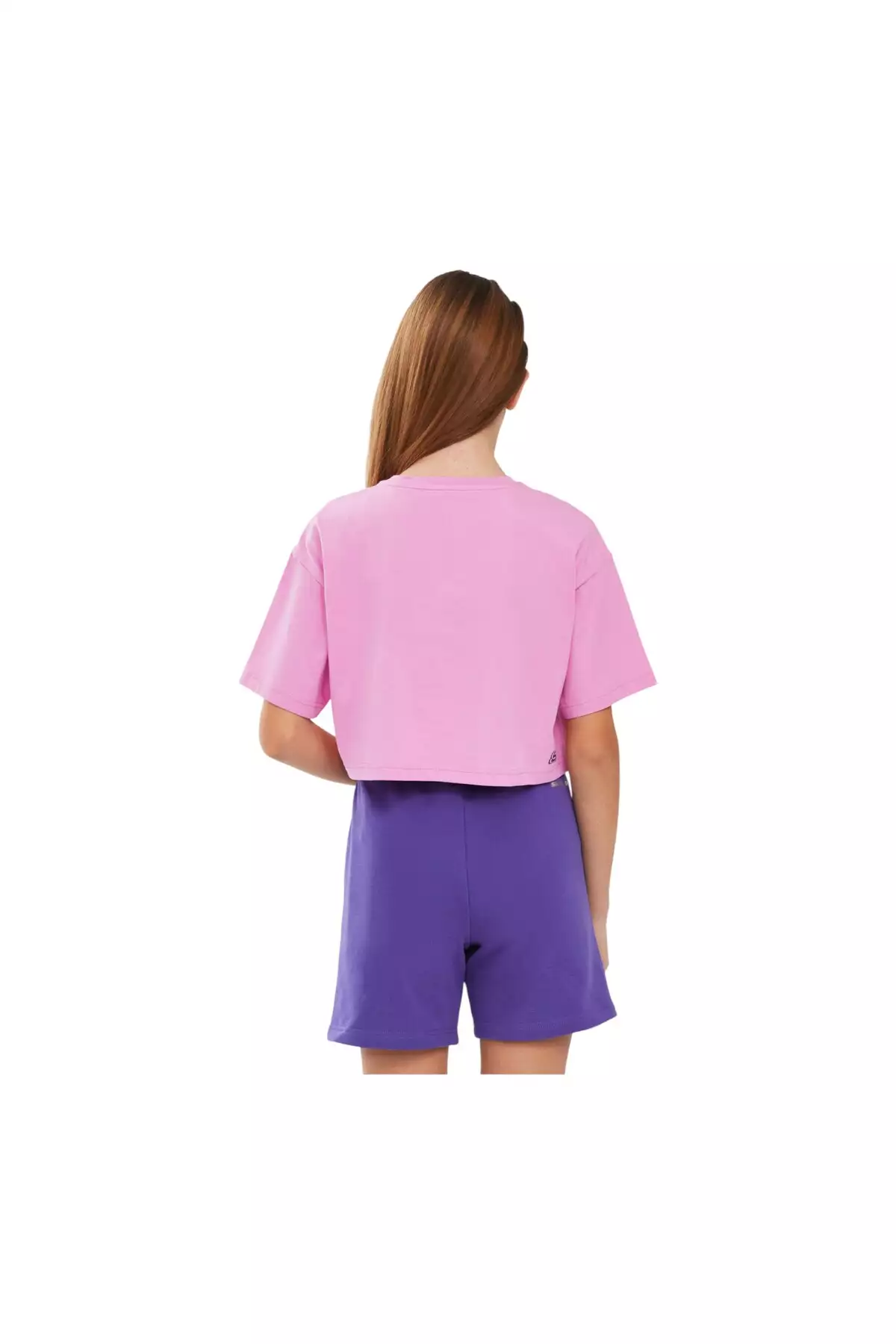 تیشرت گرافیکی کوتاهدست دخترانه بزرگ به رنگ صورتی روشن مدل SK241040-590 برند Skechers - 1026130556