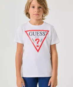 تیشرت سفید بچهگانه مردانه فروشگاه BG برند Guess - 979097525