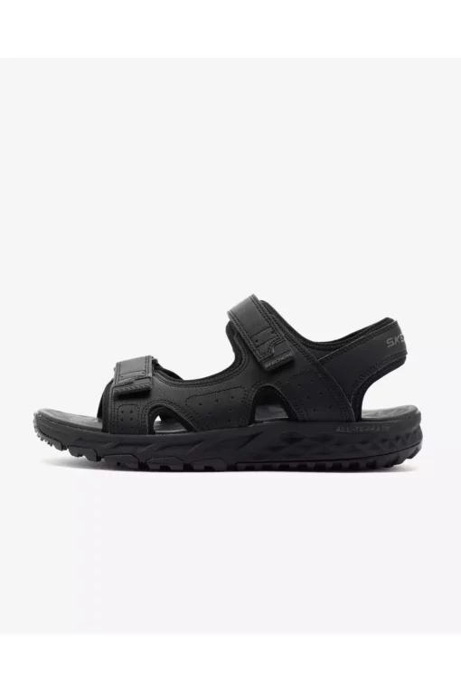 صندل مردانه سیاه Escape Plan Trail - Forever Pursuit برند Skechers - 822612258
