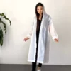بارانی زنانه و مردانه با کلاه و دکمهدار EVA سفید Bymmrc881r02 برند By Marine - 184083169