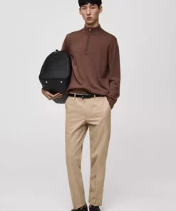 کاپشن آبی مردانه کمرنگ 77005979 برند MANGO - 924138083