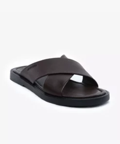سندل مردانه قهوهای از چرم طبیعی مدل 5Y1CT64688 برند Greyder - 927542536