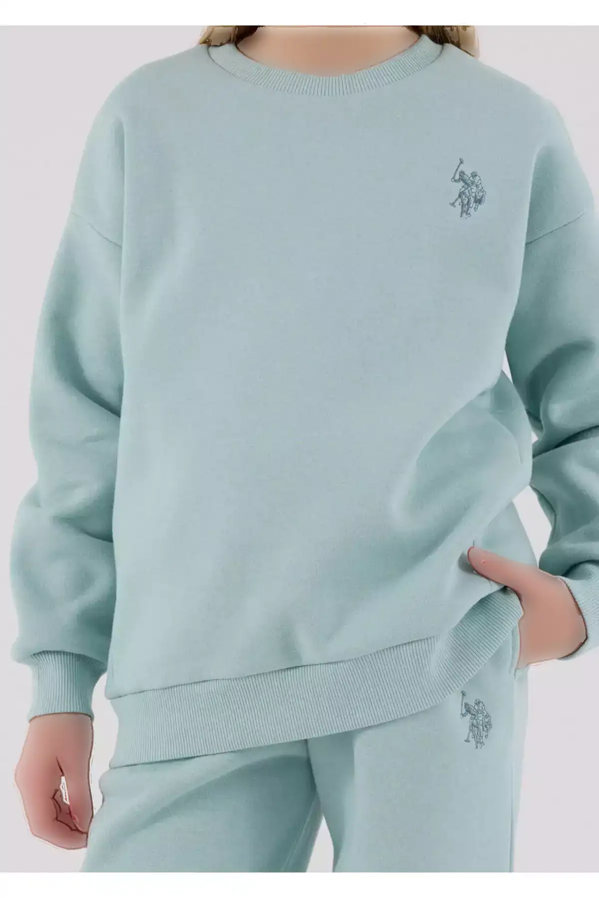 ست لباس ورزشی دخترانه پنبهای برند U.S. Polo Assn. - 1020435764