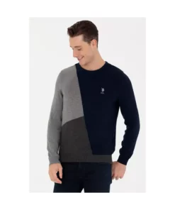 کادری با طرح یقه دارژرمی برند U.S. Polo Assn. - 797844175