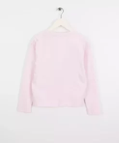 تی‌شرت دخترانه صورتی با طرح چاپی برند Calvin Klein - 1018230913