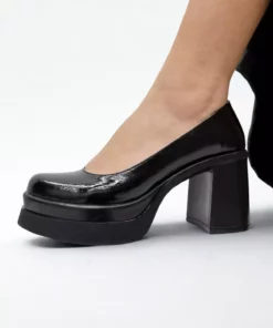 کفش پاشنه بلند زنانه مشکی کد P9014 برند inizio - 979410237