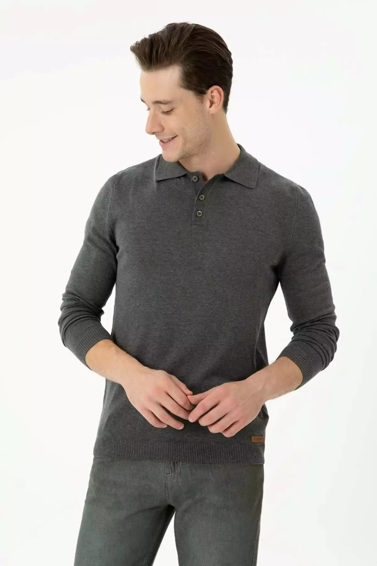 سوئیشرت بافت U.S POLO مدل 1669945 RAHAB - رنگ آنتراسیت - اندازه S - کد ST07788-ANTRESیت-S برند U.S. Polo Assn. - 864762056