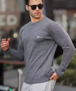 کلیفی گردن دوچرخه‌ای مردانه آنتراسیت 6847 برند Madmext - 760920913