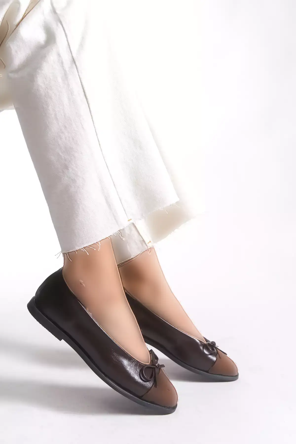 کفش زنانه بابل کد 0012098 چرم قهوهای برند Riccon - 983028559