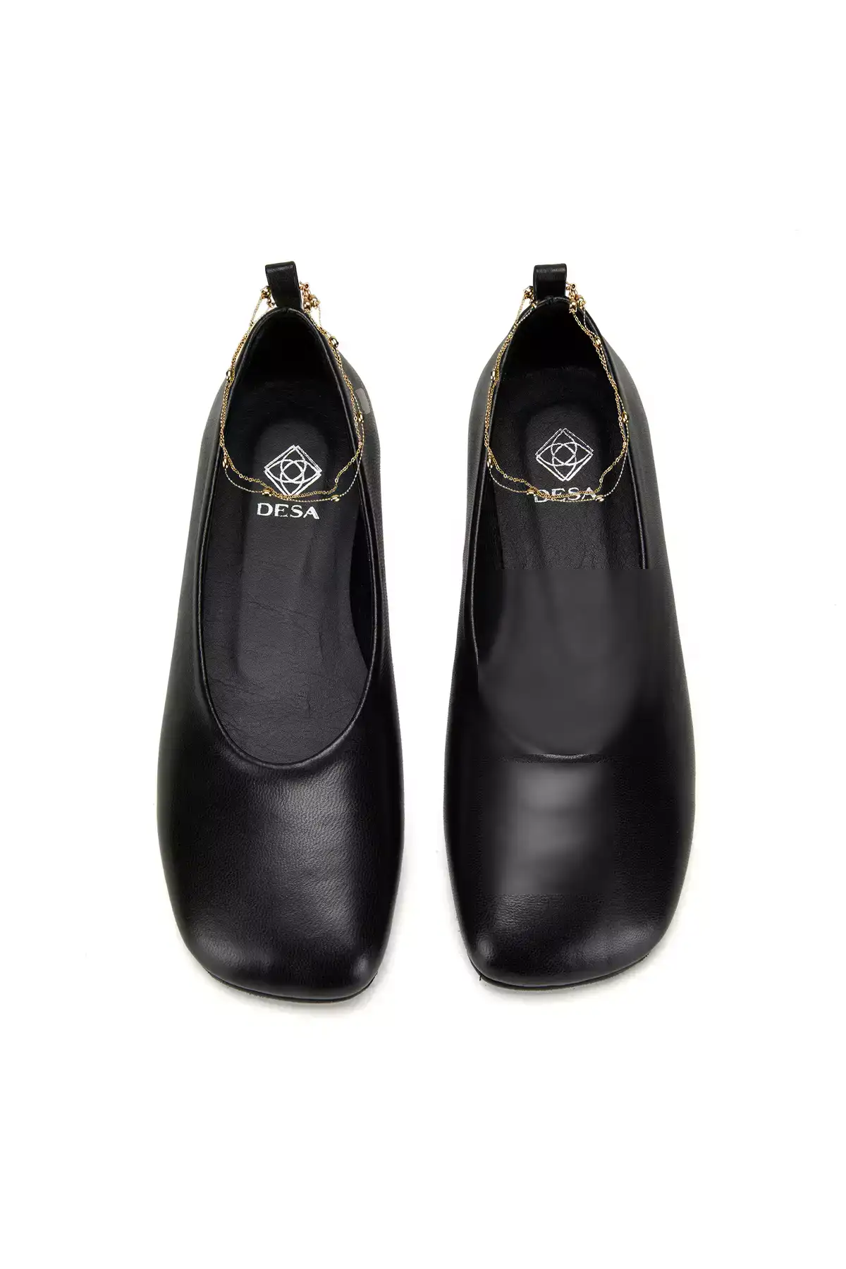 کفش بابی زنانه با جزئیات زنجیری مشکی برند Desa - 876843385