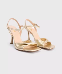 کفش پاشنه‌دار چرمی جلو باز برند adL - 935287613