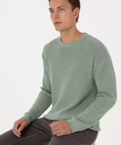 کالا مردانه سبز ملانژ بافت ساده 50313679-VR115 برند U.S. Polo Assn. - 1038063702