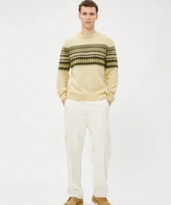 پولک یقه‌دار بافتنی مدل اتی‌نیک از ترکیب اکریلیک برند Koton - 751893221