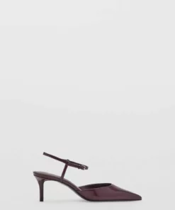 کفش پاشنه‌بلند با بند دور مچ برند MANGO - 980444546