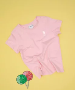 تیشرت پایه آبی روشن یقه گرد برای پسر بچهها 50306502-VR078 برند U.S. Polo Assn. - 904687949