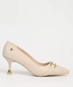 کفش پاشنه دار زنانه کرم PC-55015 برند Pierre Cardin - 985393829