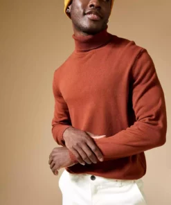 ژاکت بافتنی یقه اسکی فیت باریک برند Defacto - 133306823