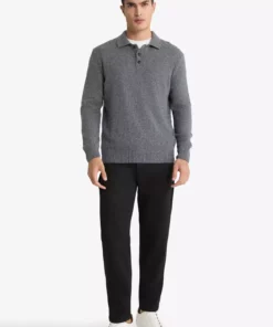 پلیور یقه دار با فیت استاندارد مدل F7230AX25WN برند Defacto - 988594954