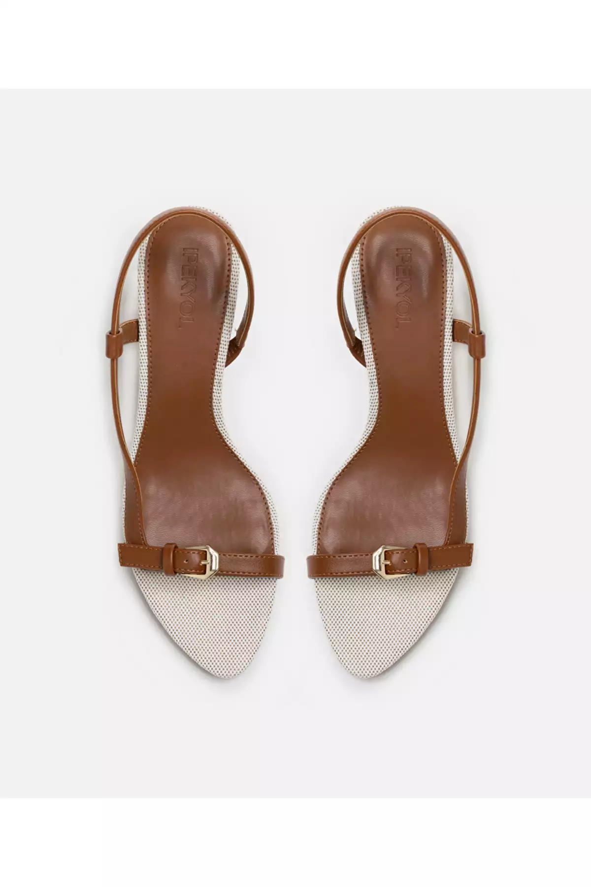 کفش پاشنهبلند با سگک فلزی مینیمالیستی برند İpekyol - 927812554