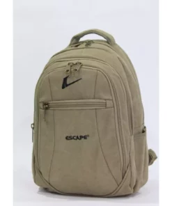 کولهپشتی پارچهای بژ با بخش لپتاپ 15.6 اینچی ام آر چانتا برند Genel Markalar - 34896249