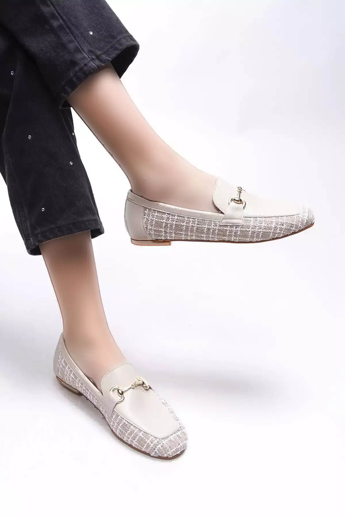 پاپوش زنانه وینلینا 0012093 کرم برند Riccon - 900651239