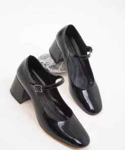 کفش پاشنه‌بلند زنانه کلاسیک مشکی براق 18447 برند SOHO - 764505175