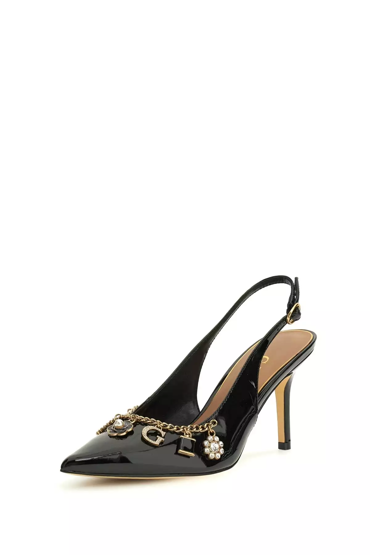 کفش پاشنه بلند زنانه مشکی ناسکا 2 برند Guess - 990834584