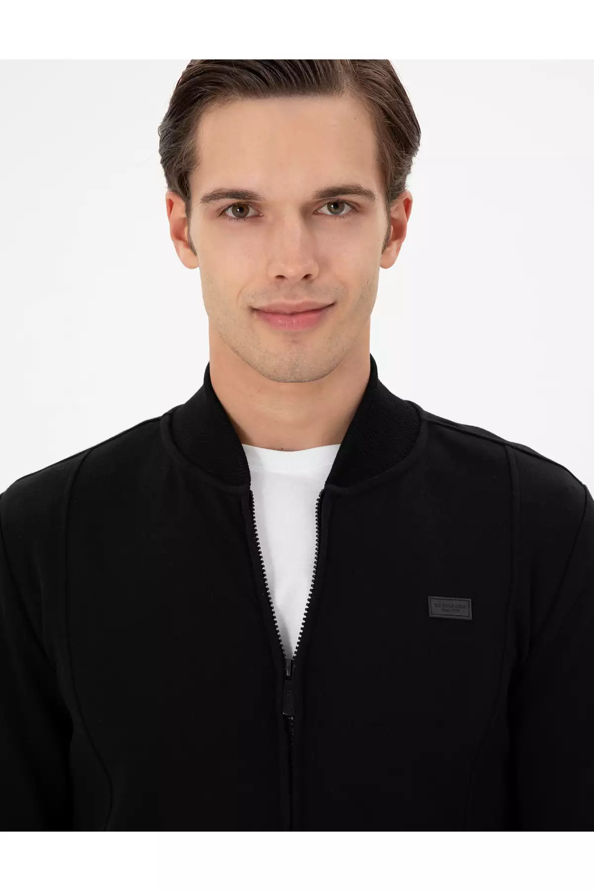 کاپشن بافتنی مشکی مردانه 50293386-VR046 برند U.S. Polo Assn. - 878231573