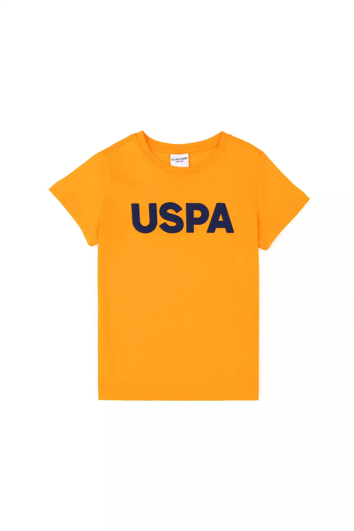 تیشرت یقه گرد ساده نارنجی برای پسر بچهها شماره 50279614-VR051 برند U.S. Polo Assn. - 829937669