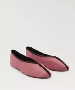 پابند با نوار ساتن متضاد برند MANGO - 904782809