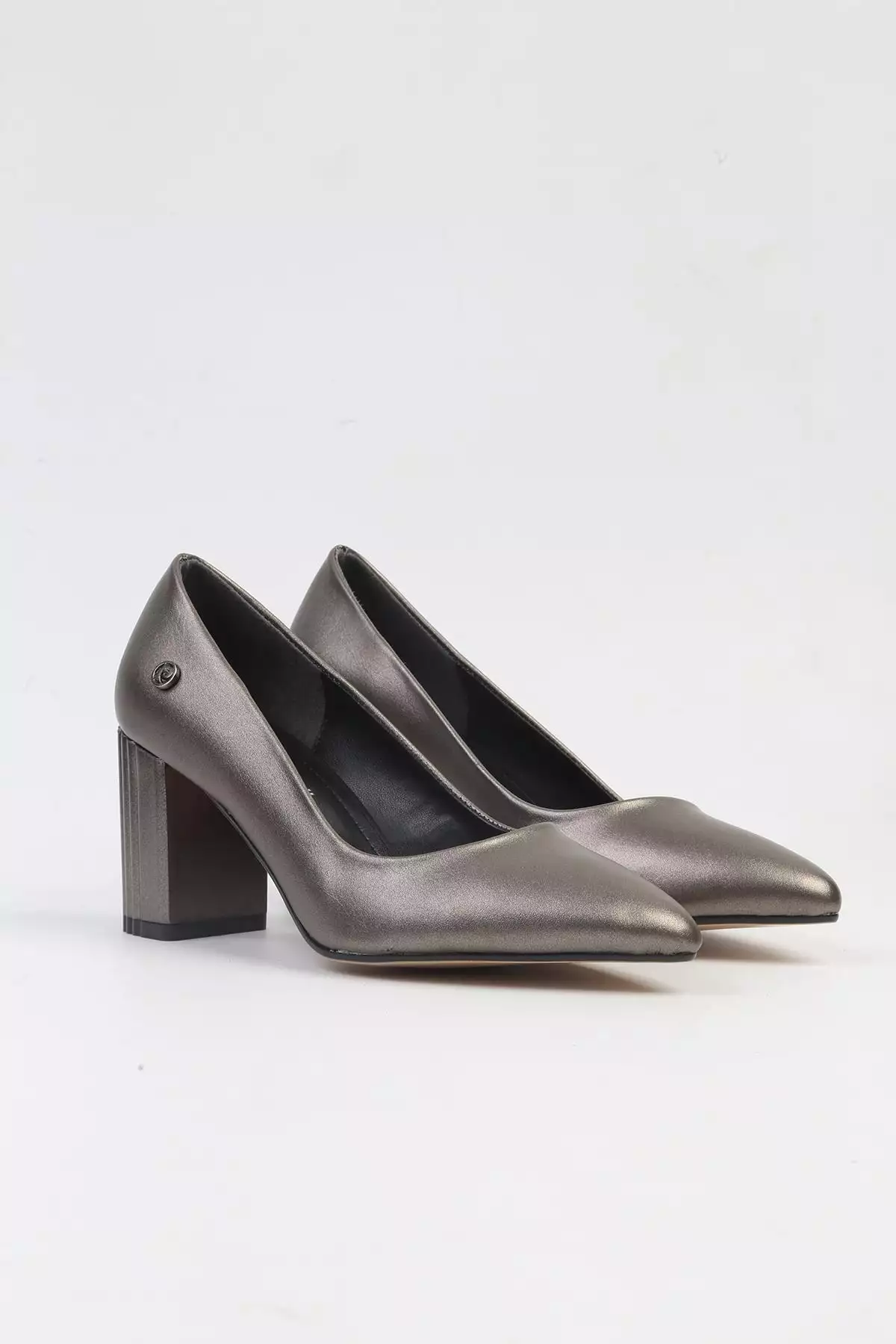 ® | PC-52574 - 3478 پلاتین چرم - کفش پاشنهدار زنانه برند Pierre Cardin - 823673806