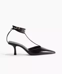 صندل پاشنه‌دار و نوار دار برند H&M - 947887595