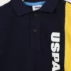 تیشرت آبی تیره مردانه بچهگانه با طرح چاپی برند U.S. Polo Assn. - 670114956