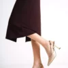 کفش زنانه پاشنه بلند با پاشنه باز و قفل مستقیم 9 سانتی‌متری برند serelshoes - 704431021