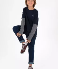 تی‌شرت آبی تیره پسرانه 50295551-VR033 برند U.S. Polo Assn. - 867122256