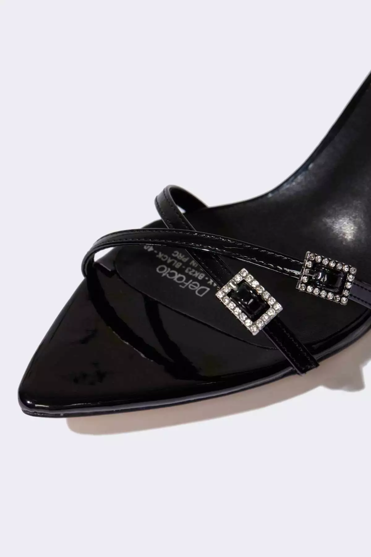 صندل پاشنهدار مصنوعی با کفی بلند زنانه E2514AX25SM برند Defacto - 922279654